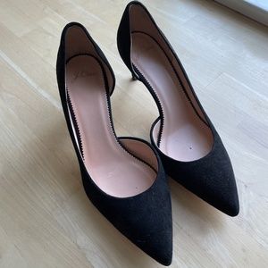 J.Crew Black Kitten Heels 7.5 - Only Worn Once